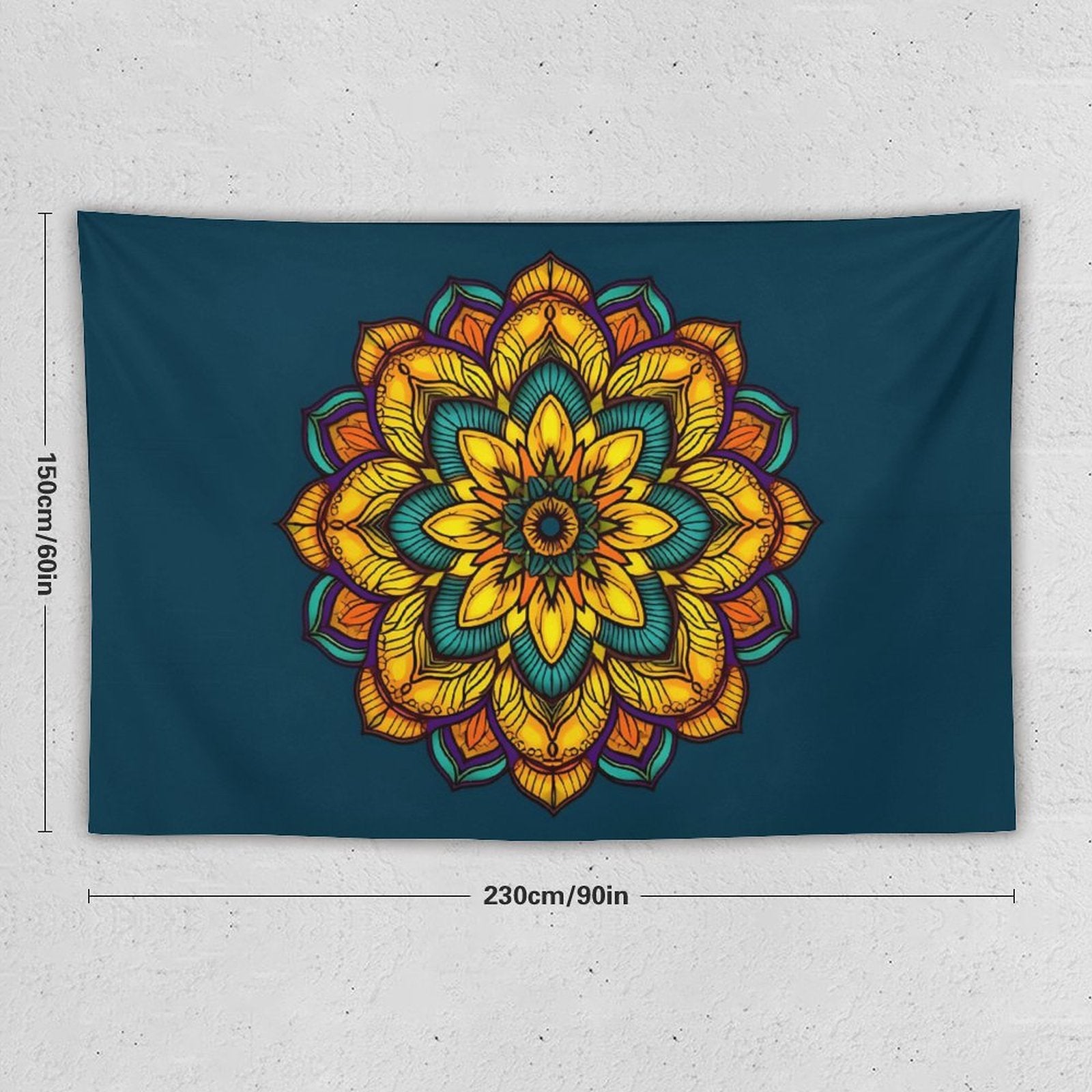 Tapiz de pared de girasoles