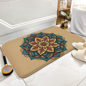 Lotus Coral Velvet Rug