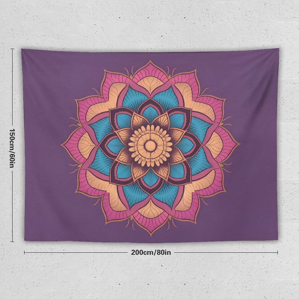 Tapiz de pared de loto