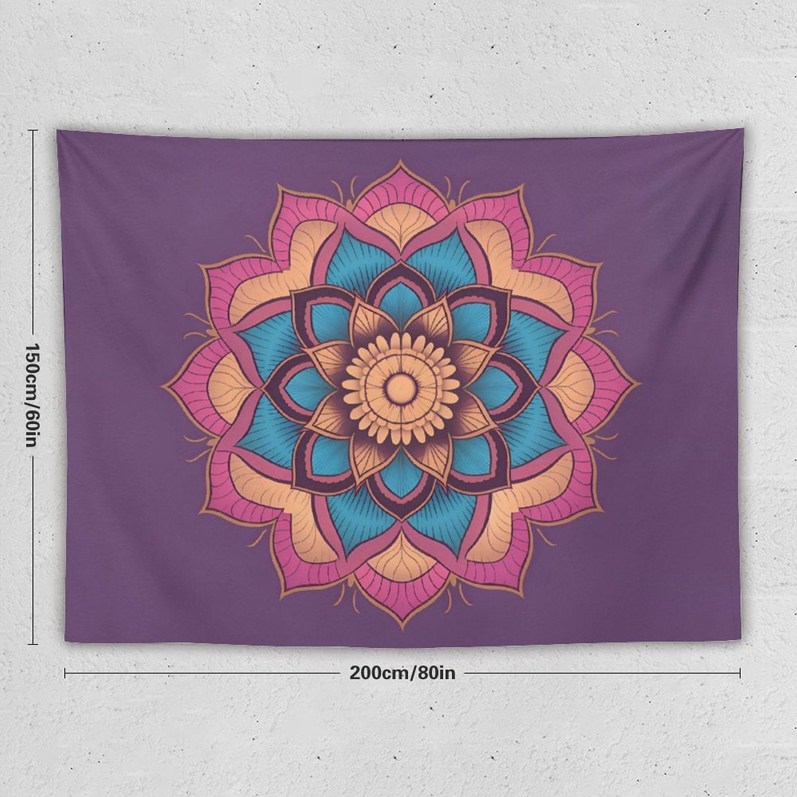 Tapiz de pared de loto