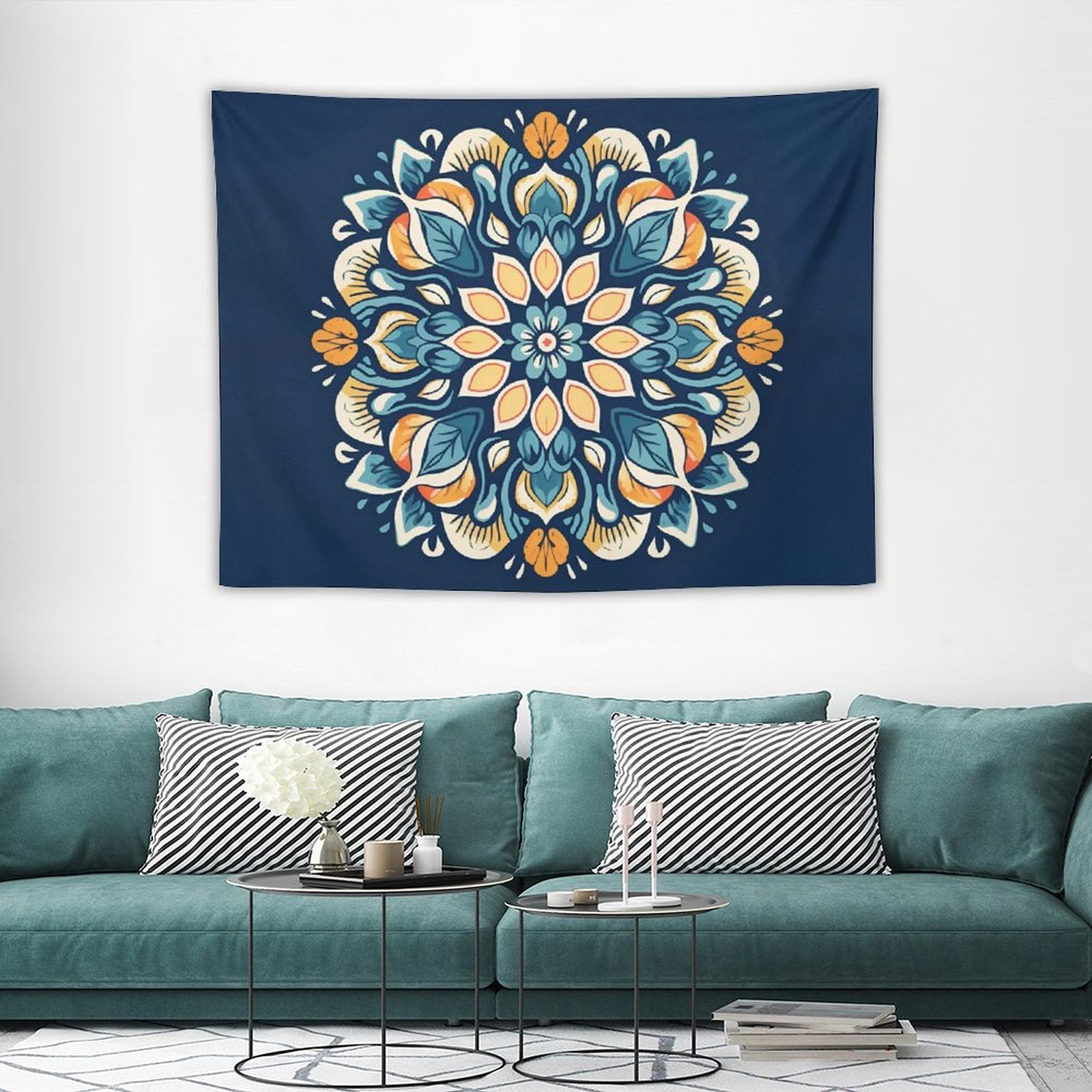 Tapiz de pared de flores