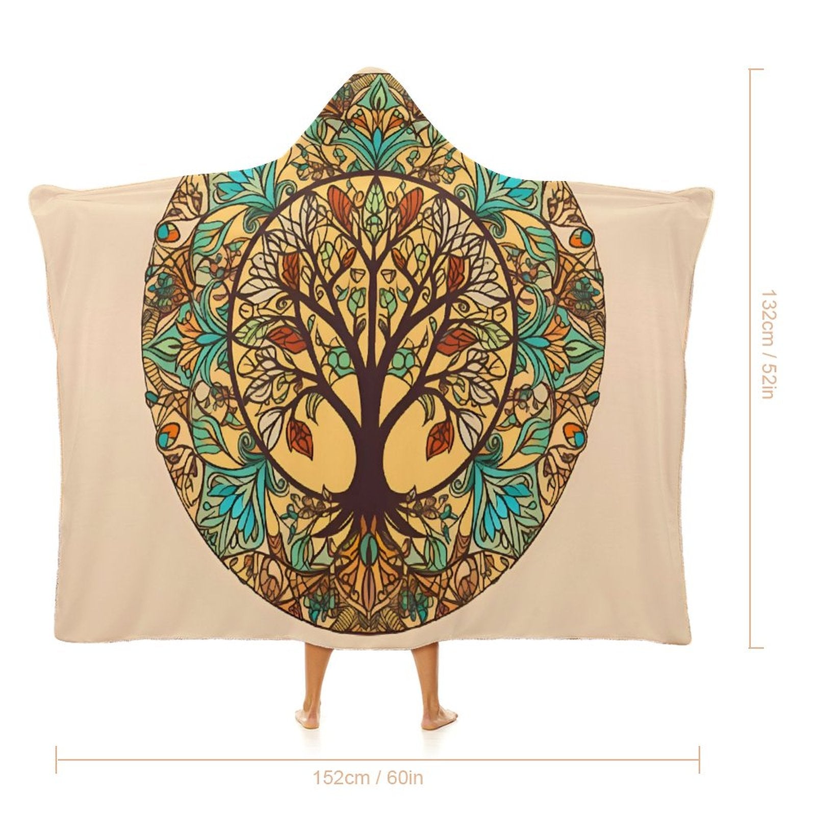 Tree Hooded Blanket