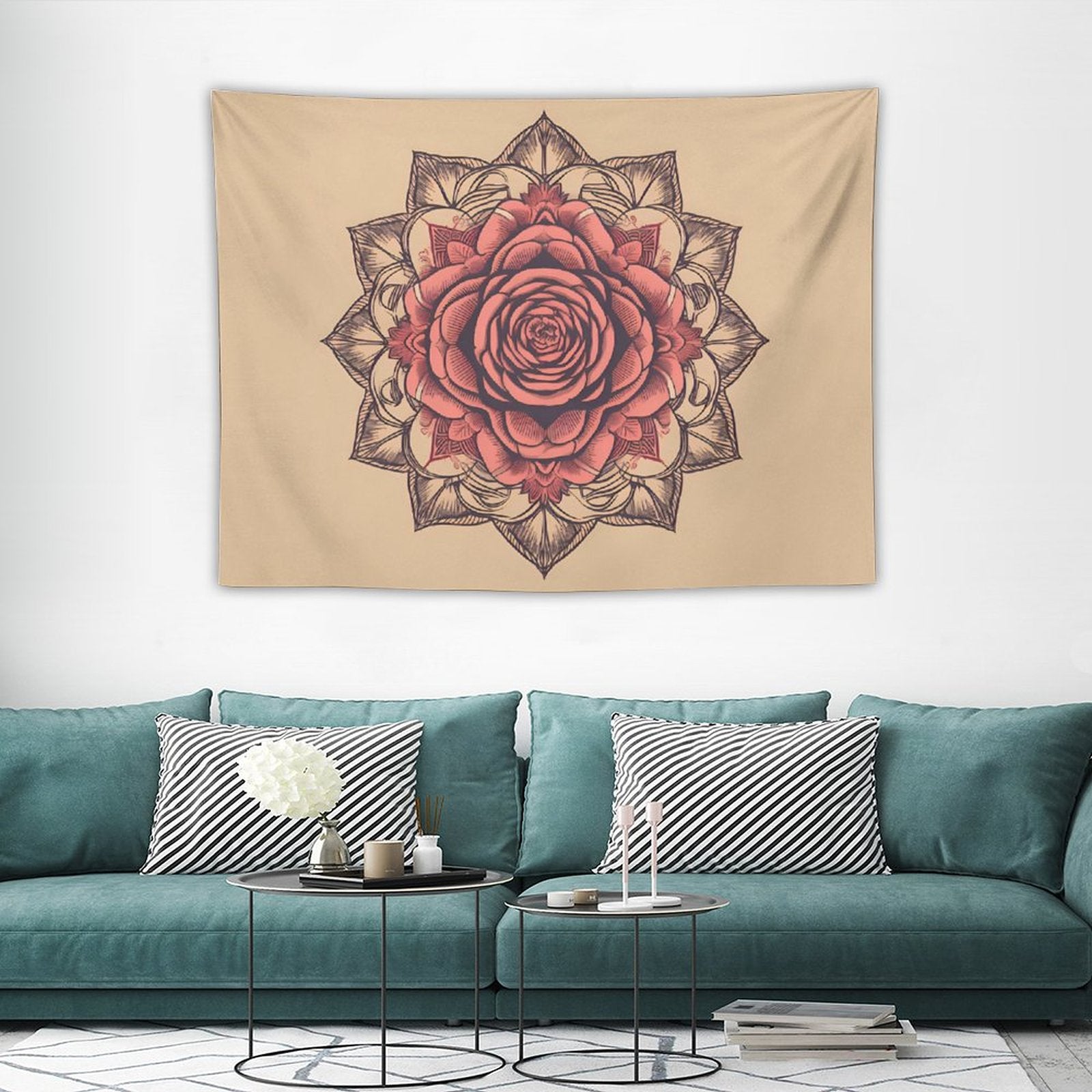 Rose Wall Tapestry