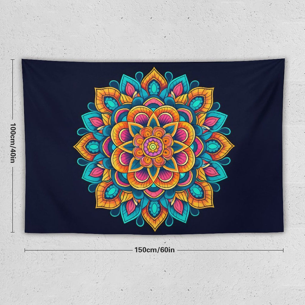 Tapiz de pared de flores