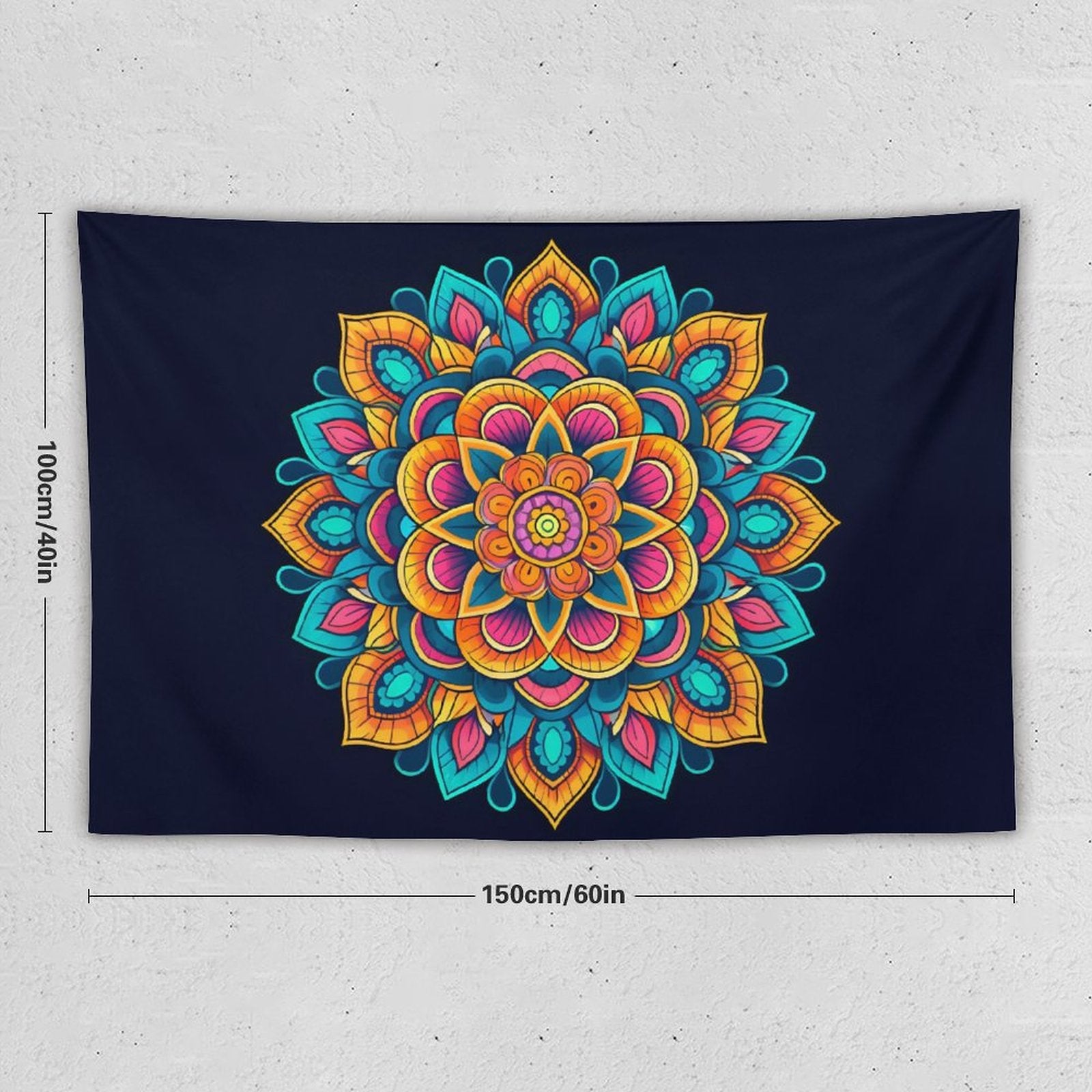 Tapiz de pared de flores