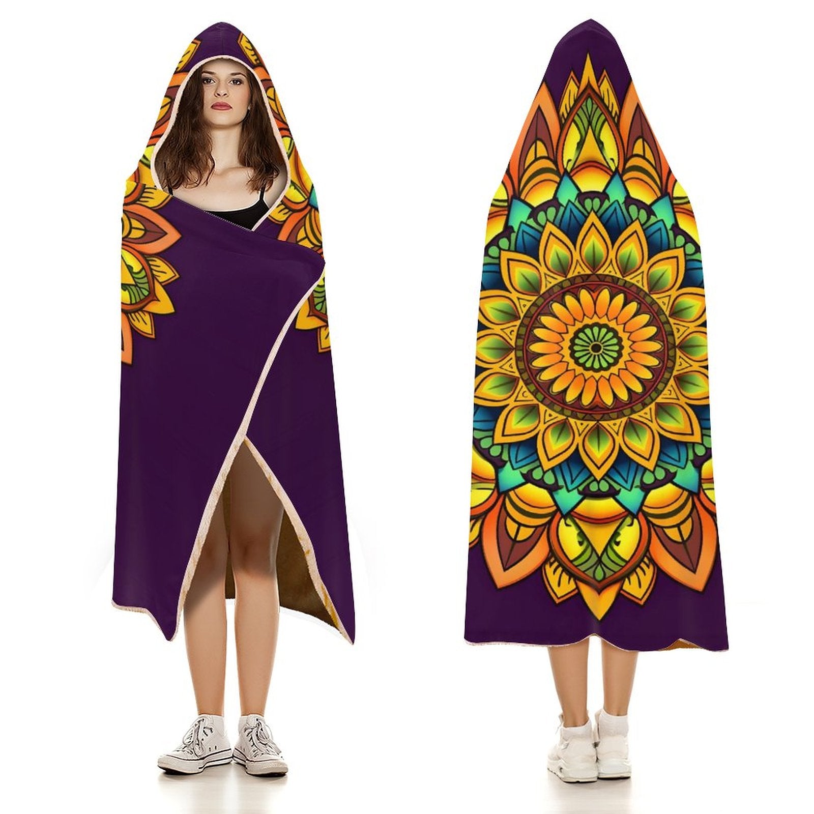 Sunflower Hooded Blanket