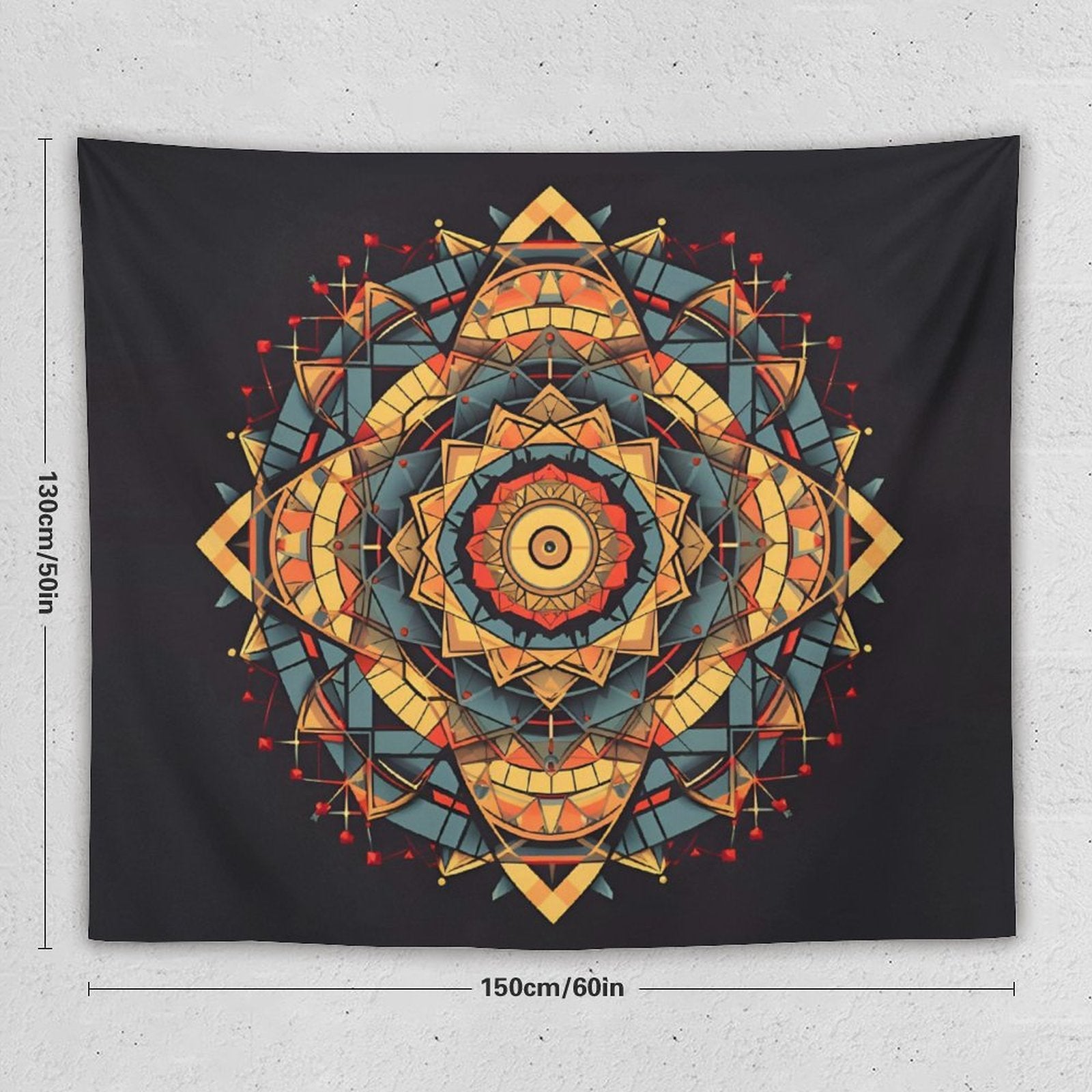 Geometric Wall Tapestry