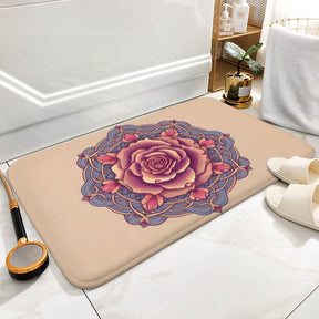 Rose Coral Velvet Rug