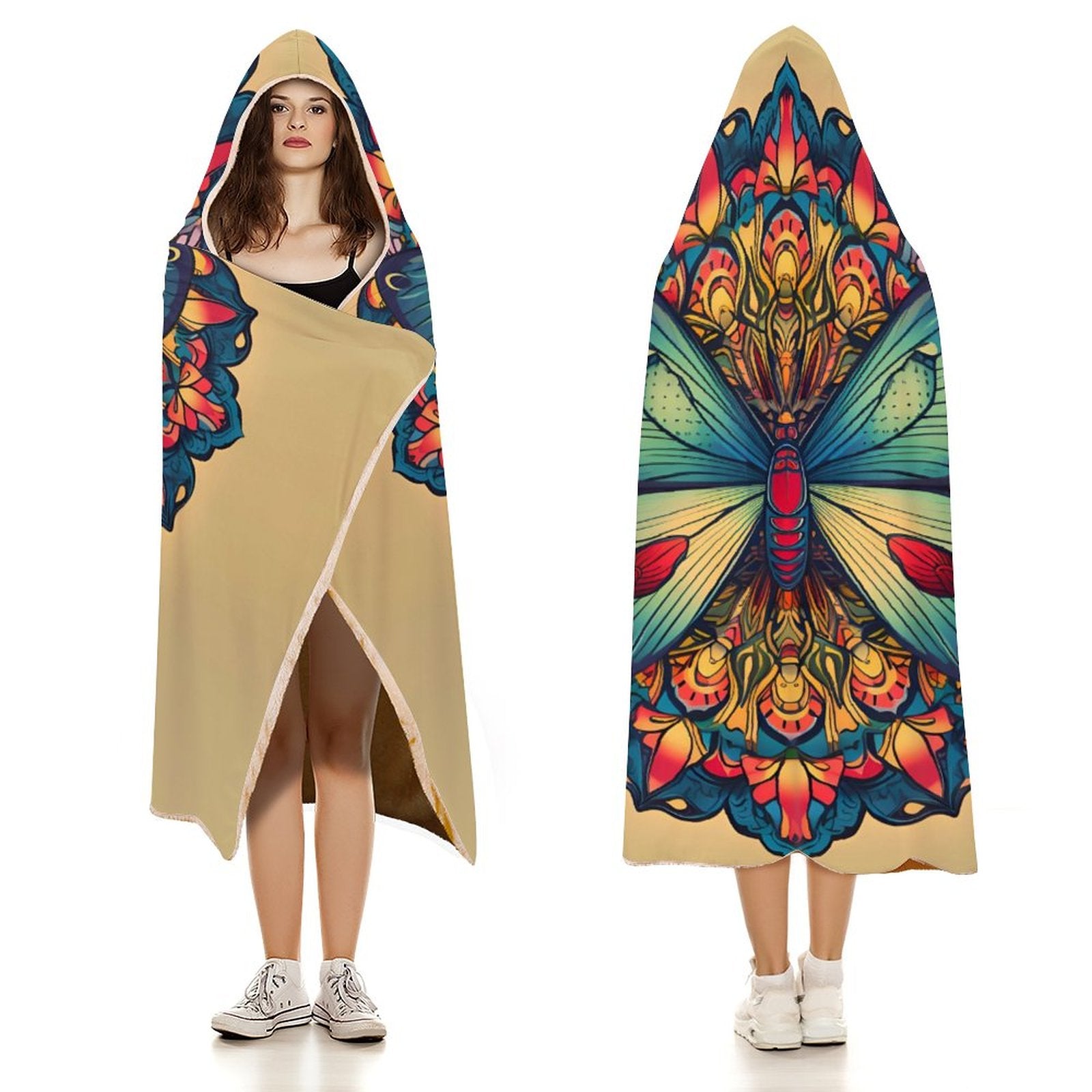 Butterfly Hooded Blanket