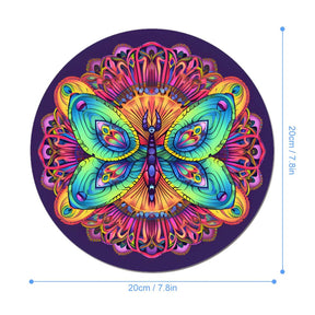 Butterfly Round Mouse Pad