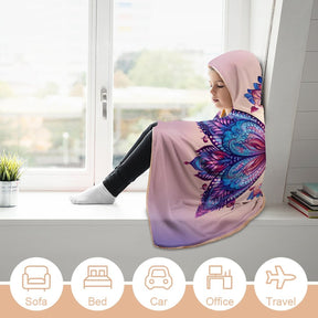 Butterfly Hooded Blanket