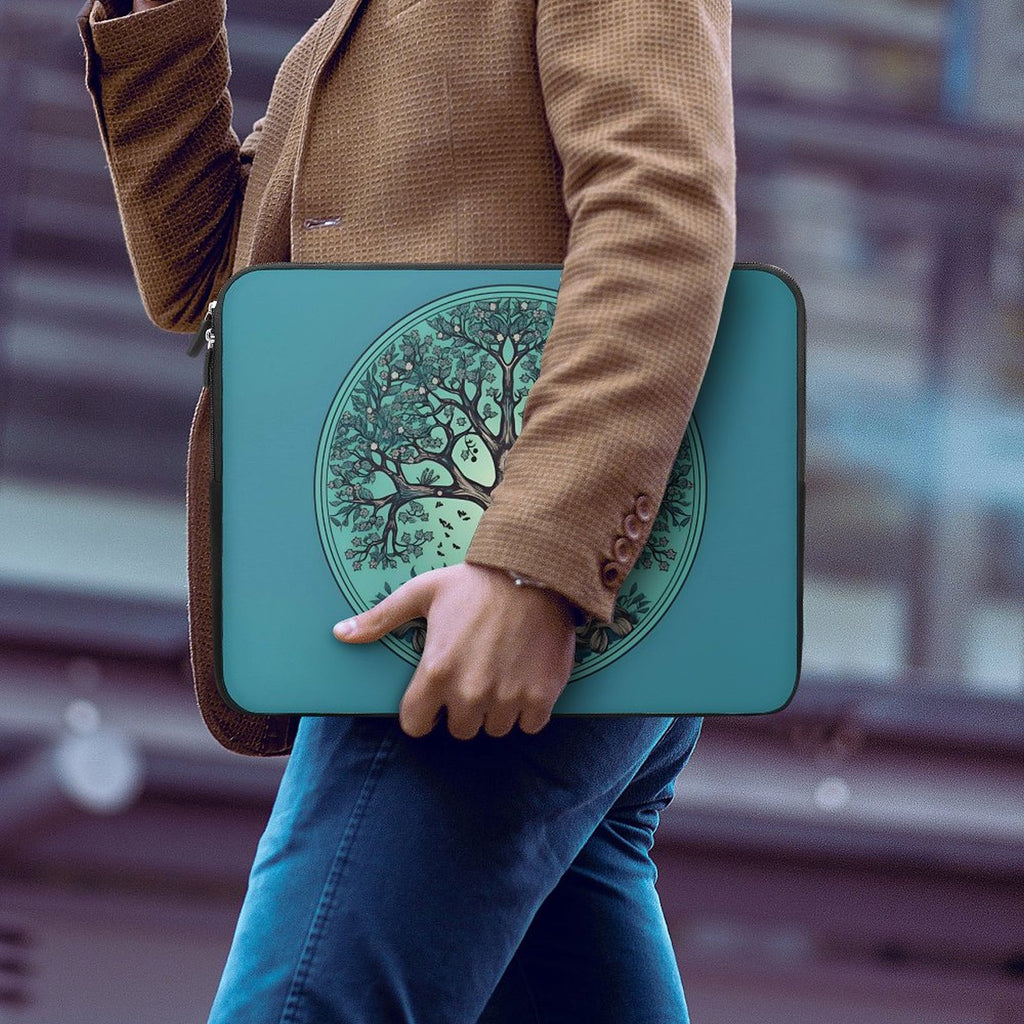 Funda para portátil con diseño de árbol