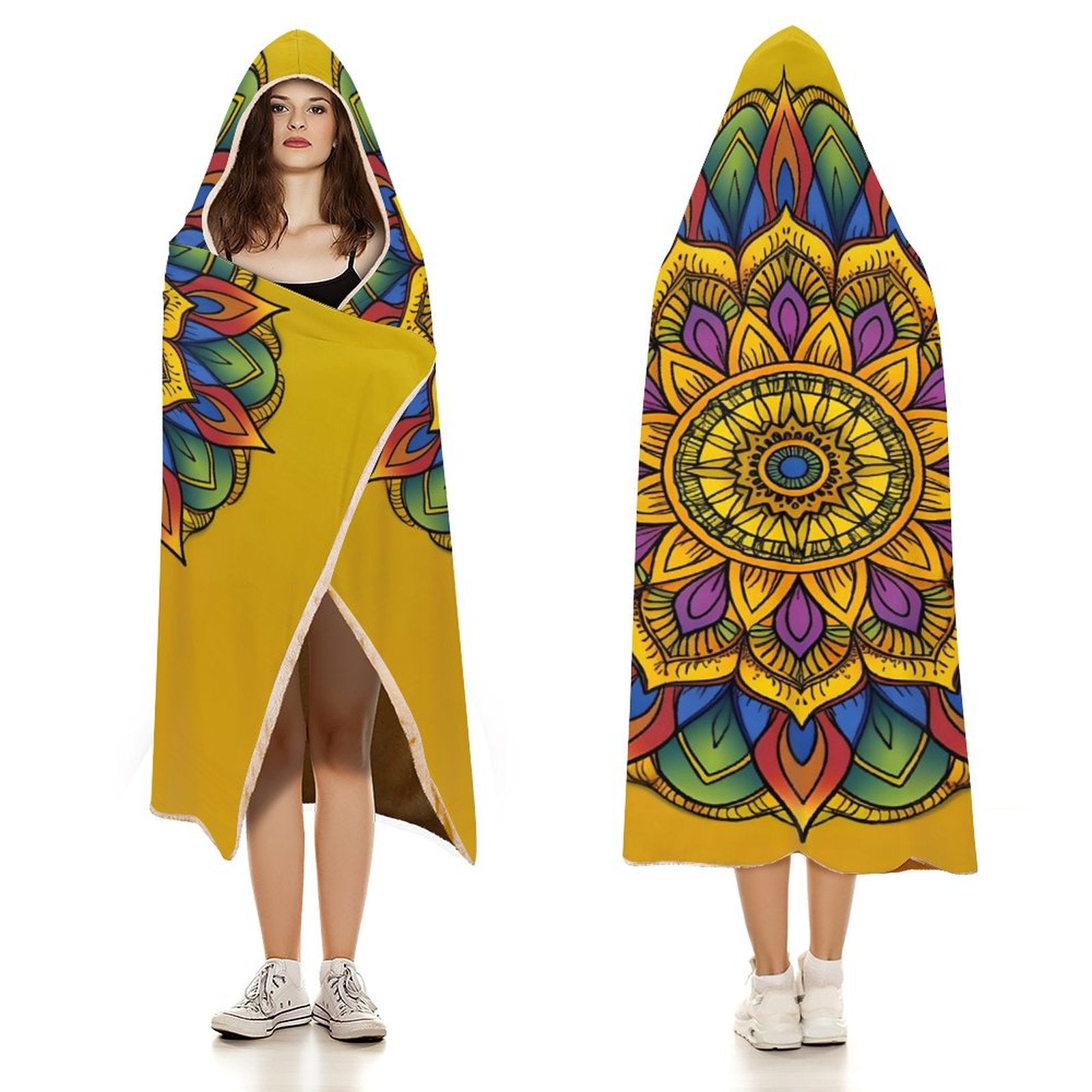 Sunflower Hooded Blanket