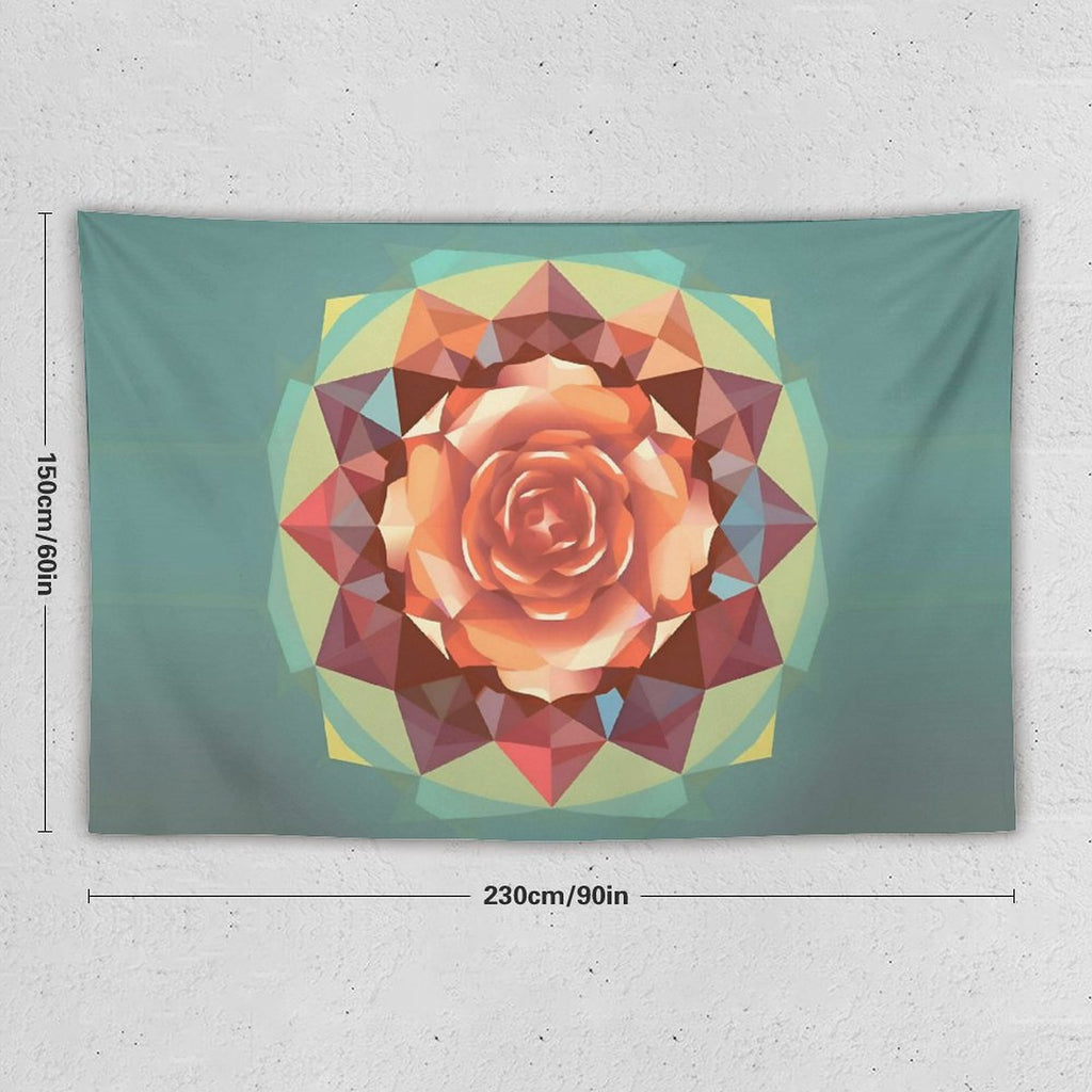 Tapiz de pared de rosas