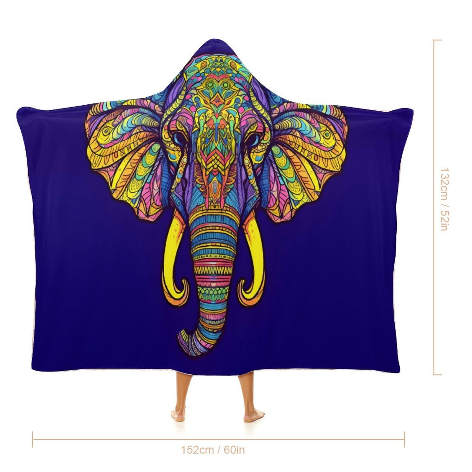 Elephant Hooded Blanket