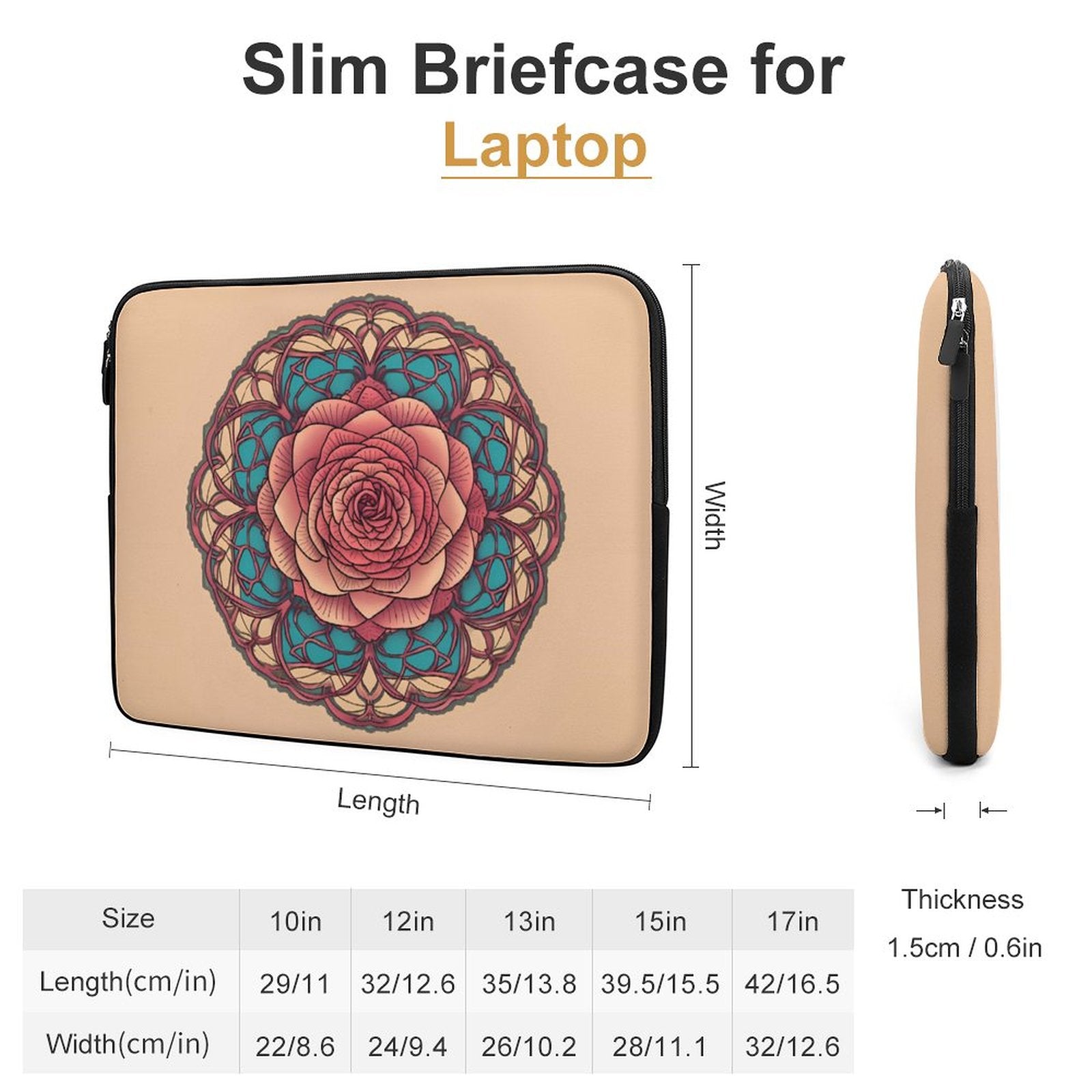 Rose Laptop Sleeve