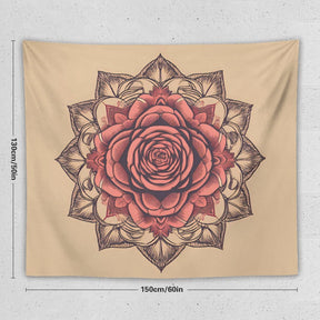 Rose Wall Tapestry