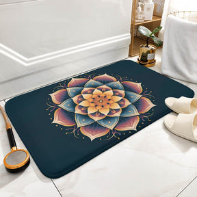 Lotus Coral Velvet Rug