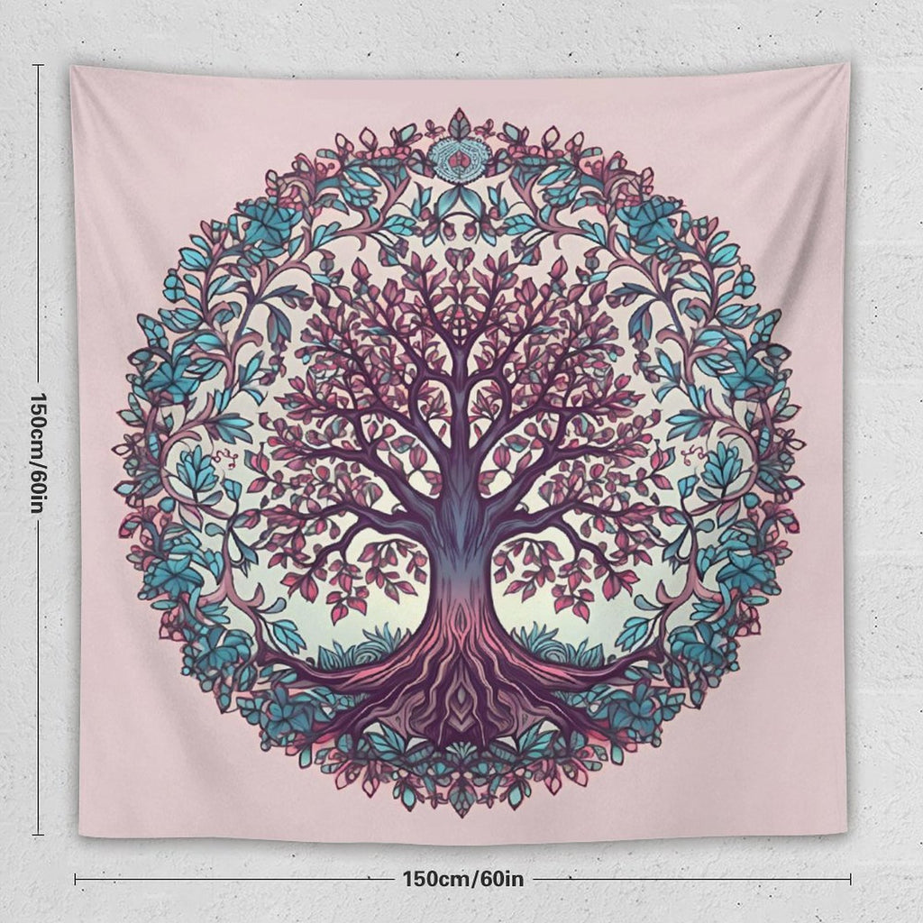 Tapiz de pared de árbol