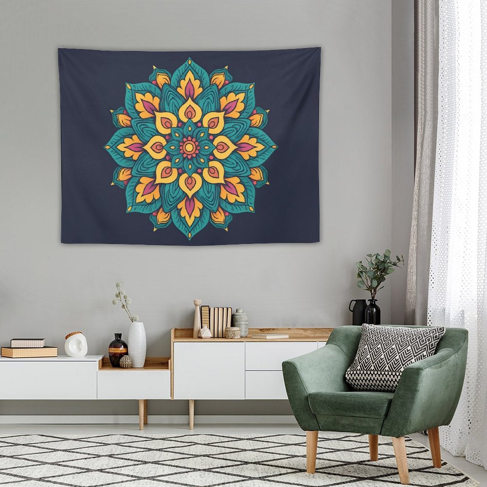 Flower Wall Tapestry