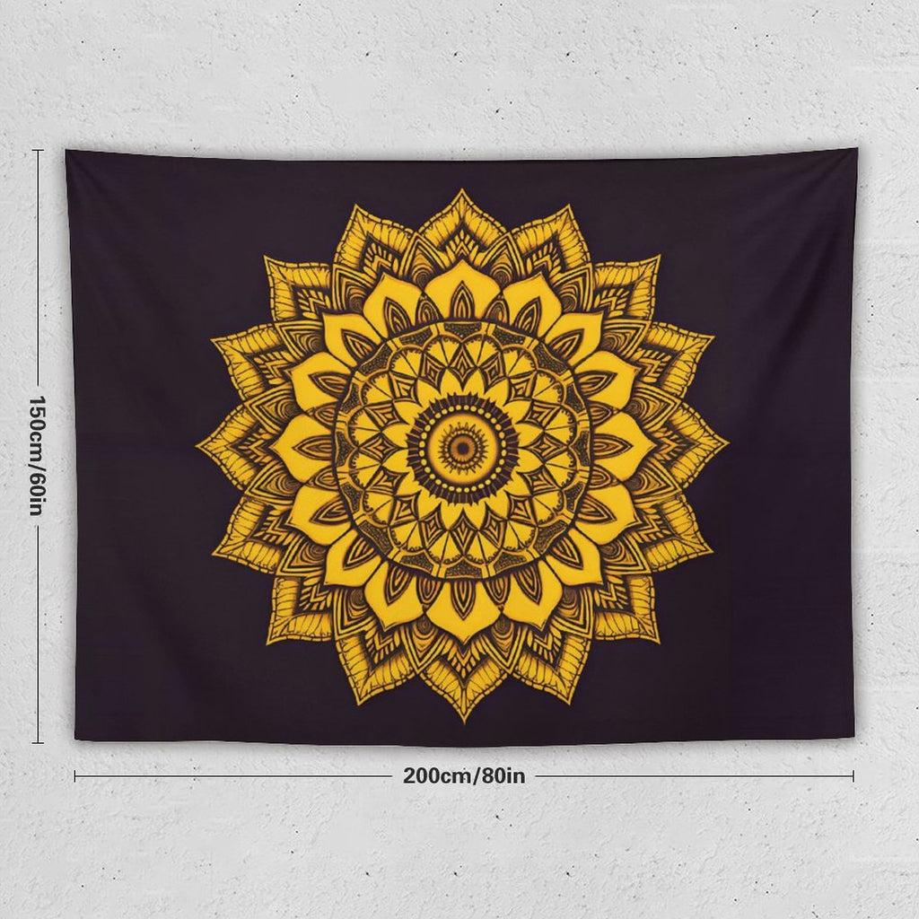 Tapiz de pared de girasoles
