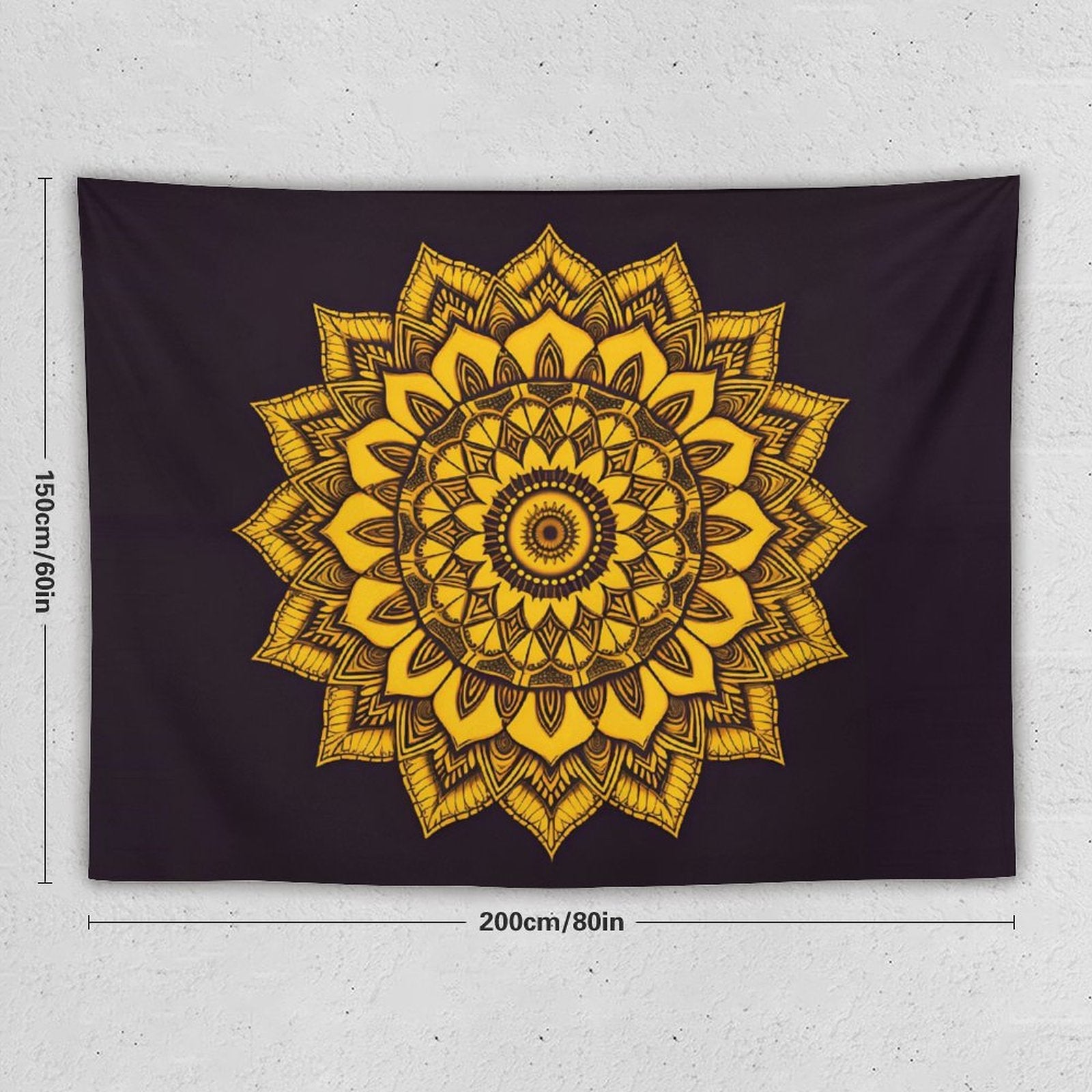 Tapiz de pared de girasoles