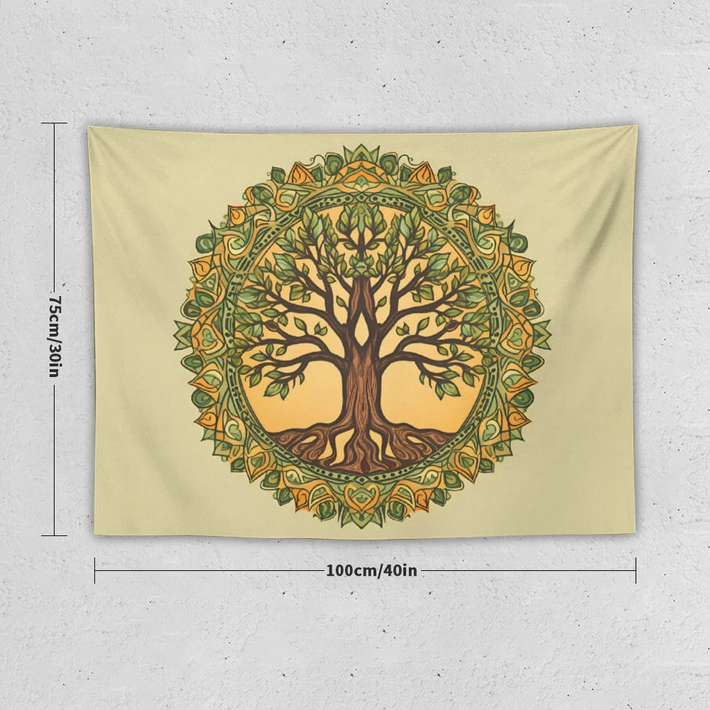 Tapiz de pared de árbol