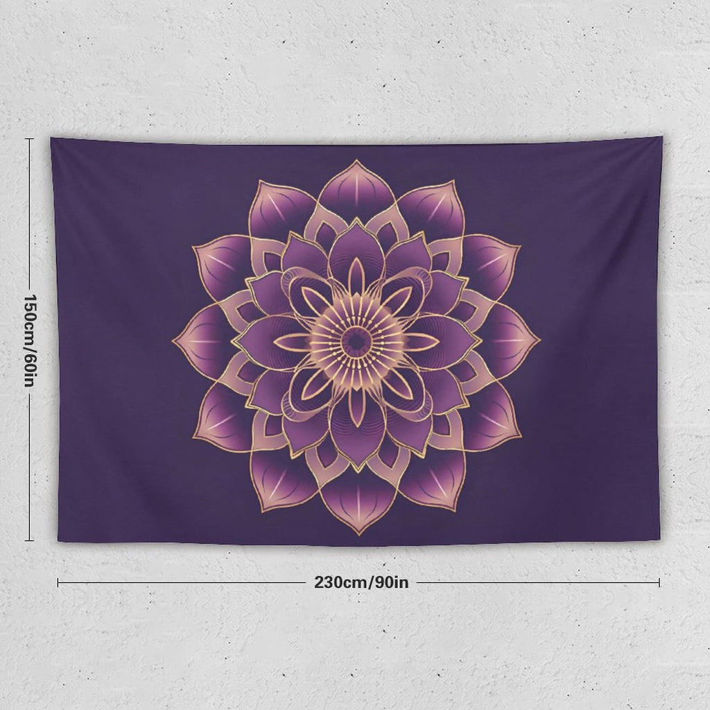 Tapiz de pared de loto