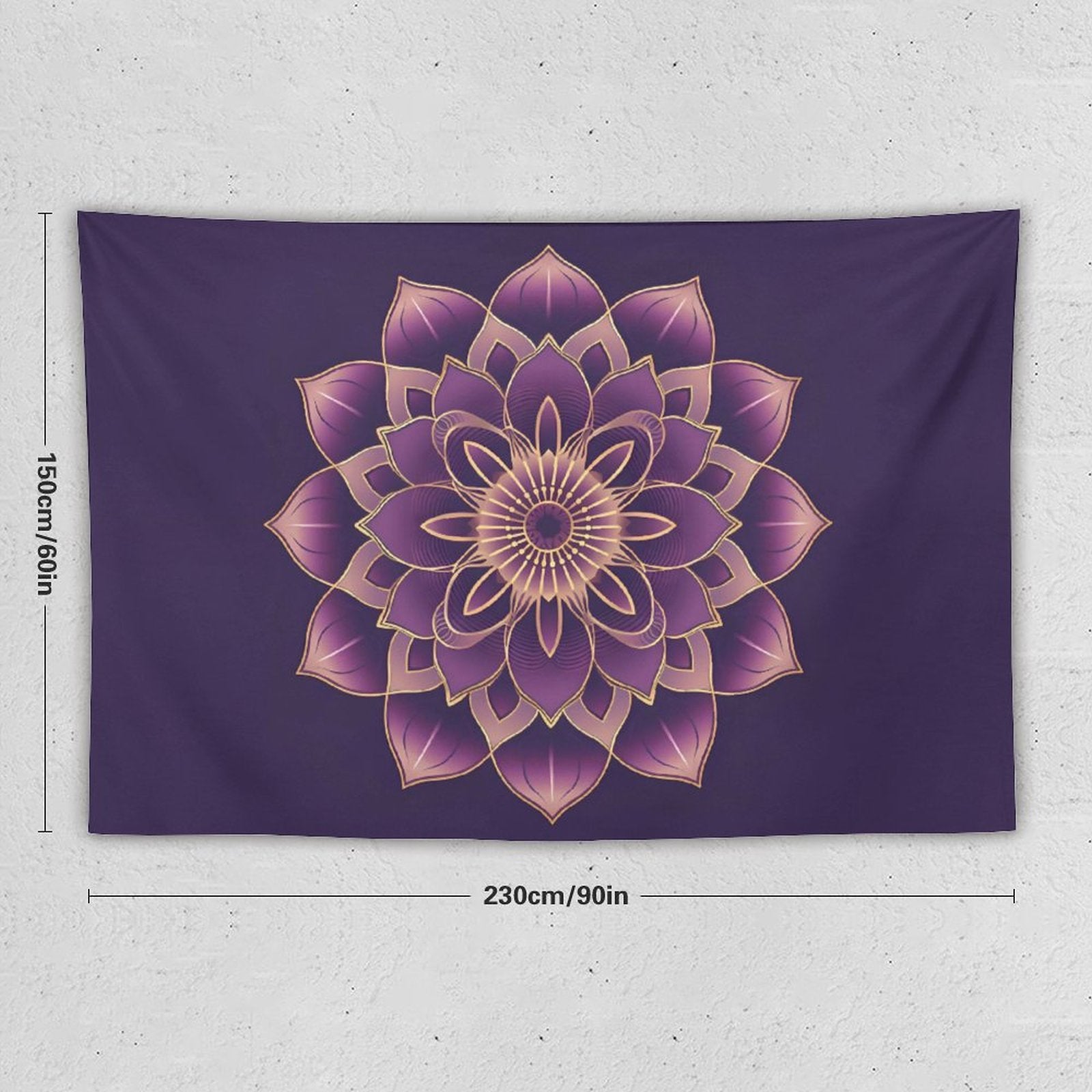 Tapiz de pared de loto