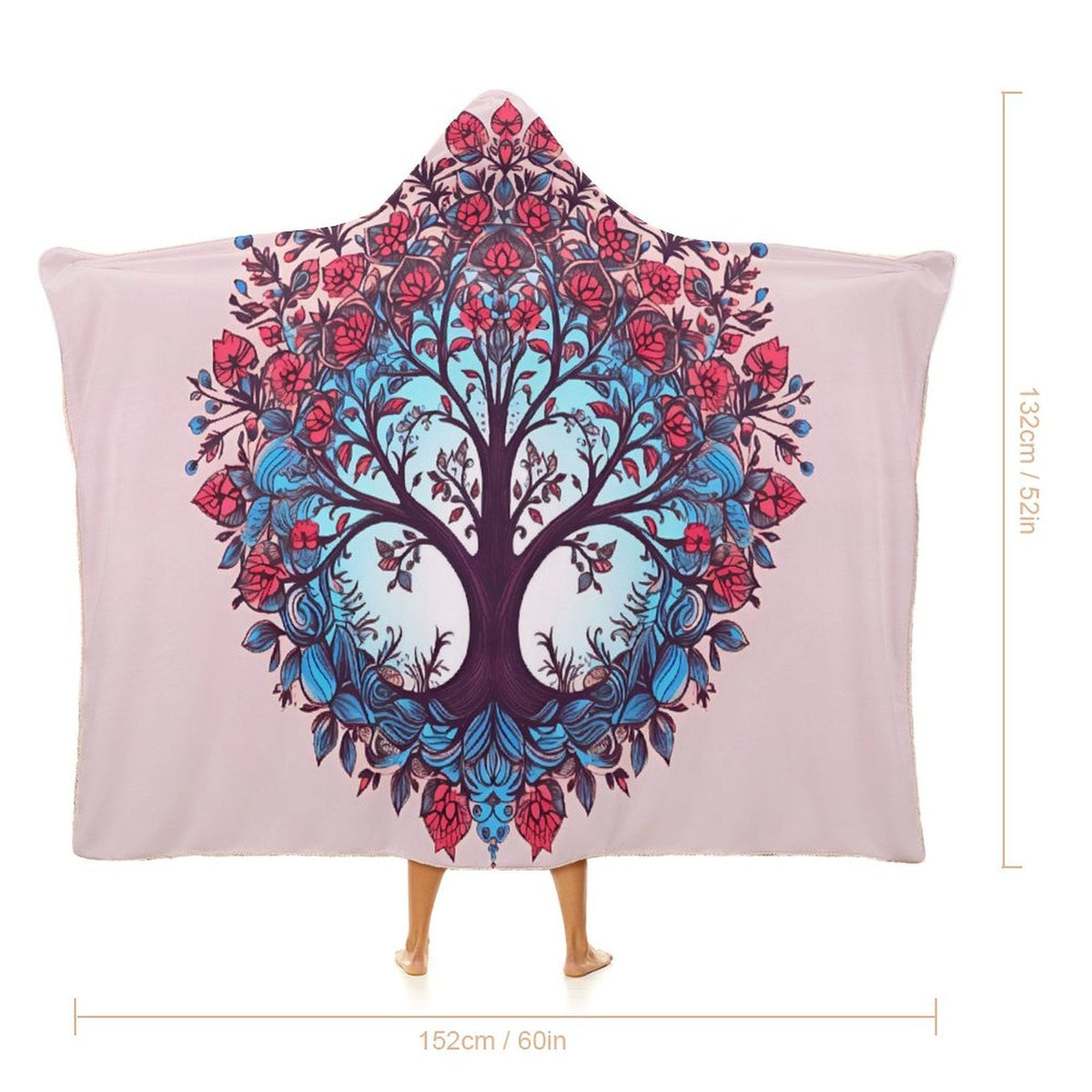 Tree Hooded Blanket