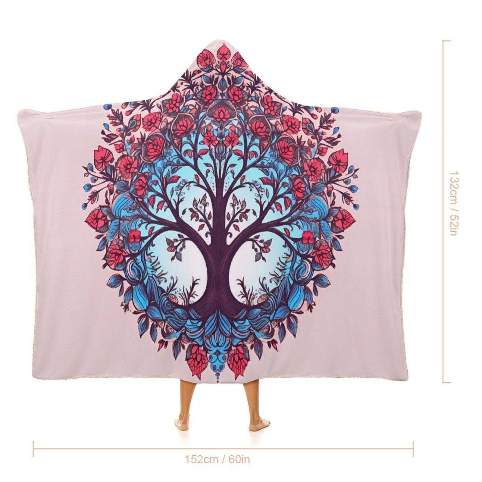 Tree Hooded Blanket