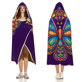 Butterfly Hooded Blanket