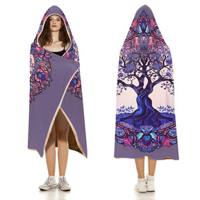 Tree Hooded Blanket