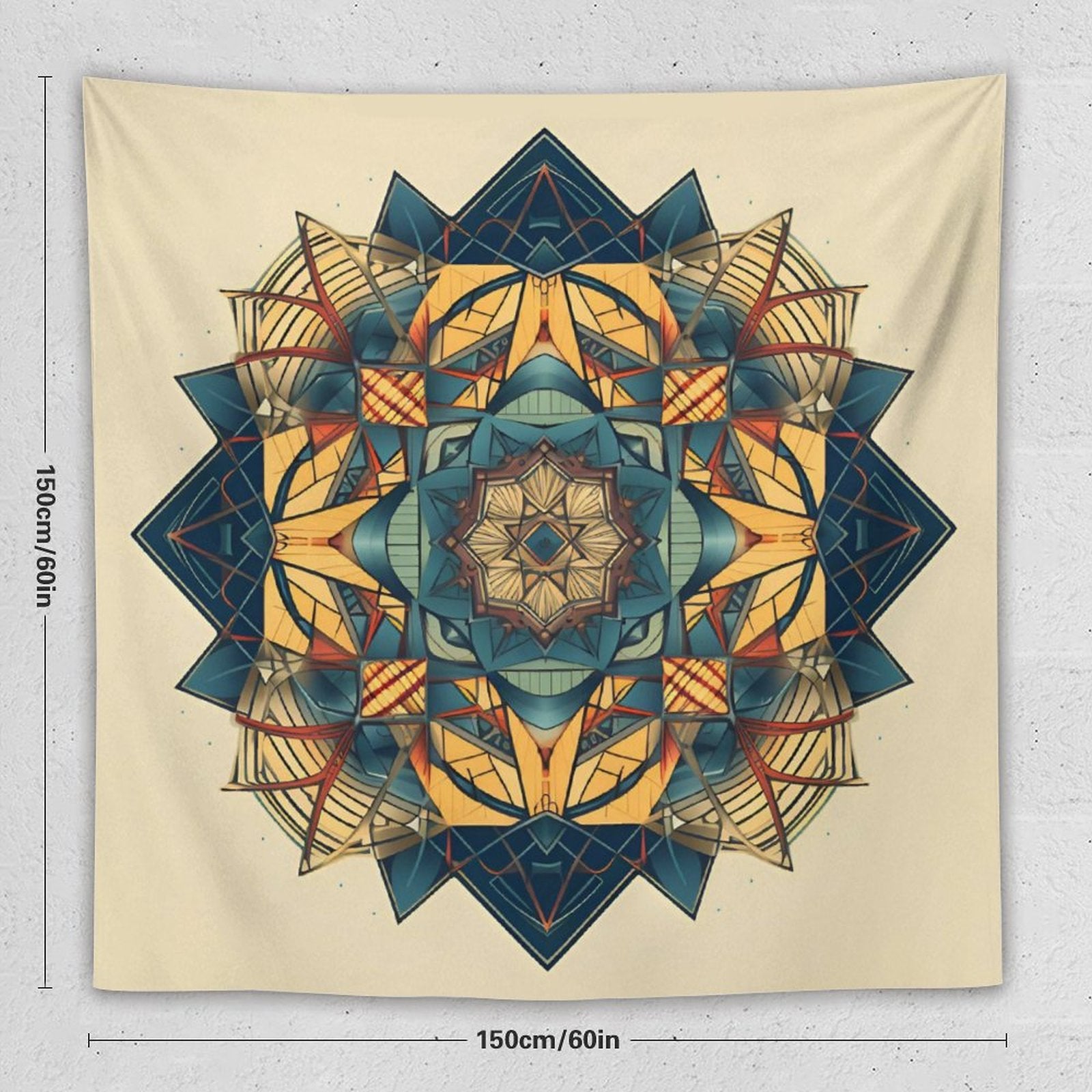 Geometric Wall Tapestry