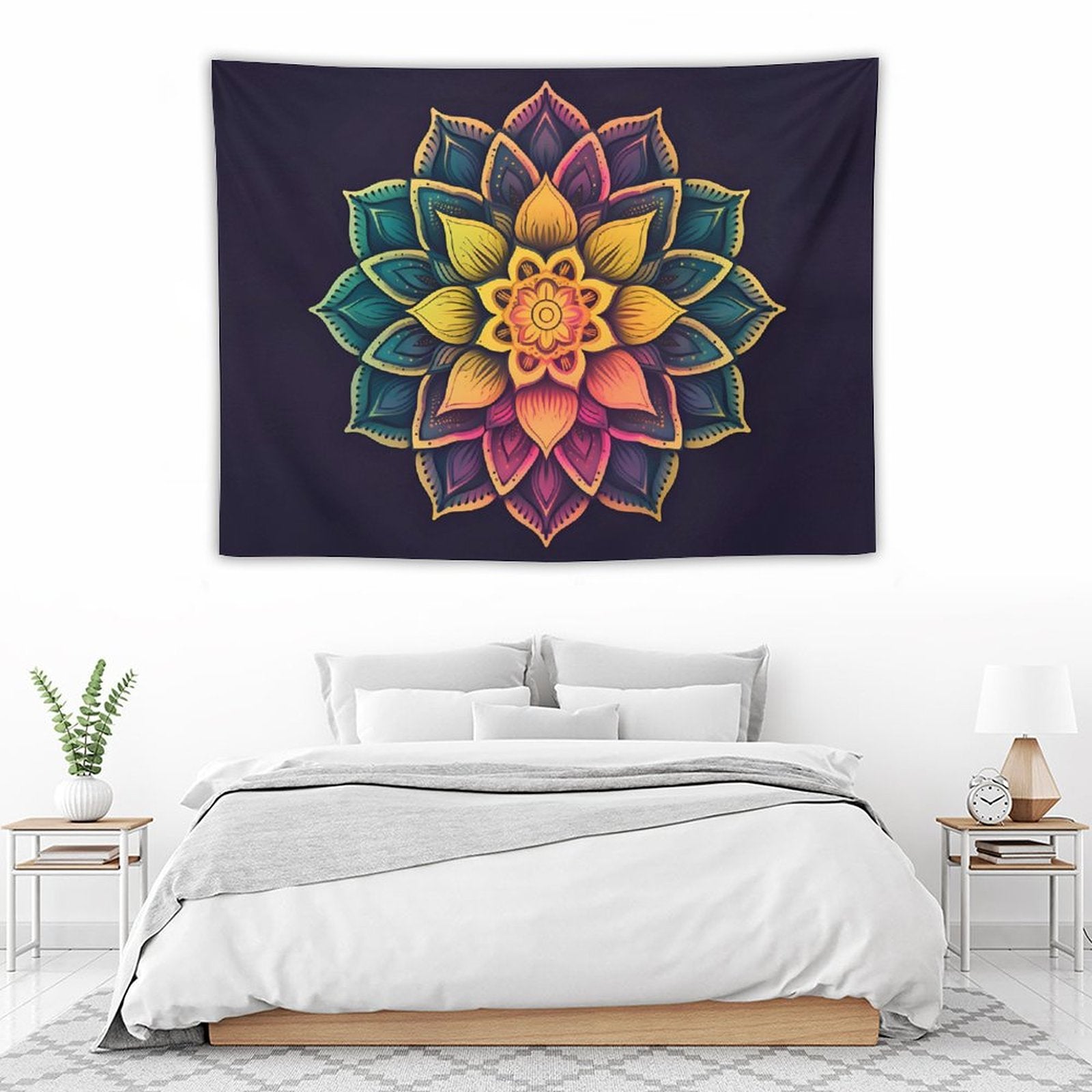 Tapiz de pared de loto