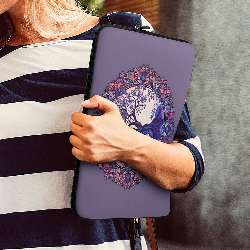 Funda para portátil con diseño de árbol