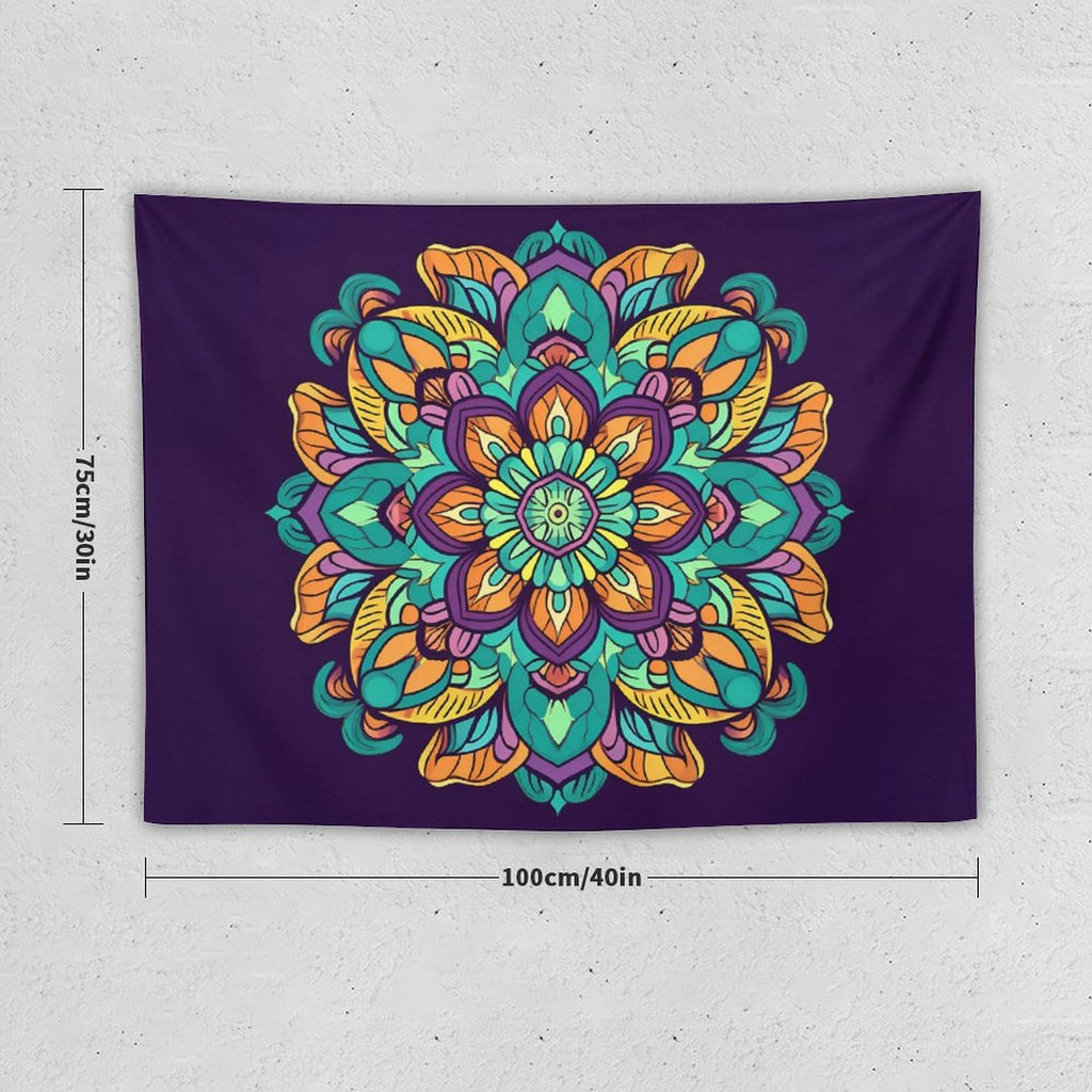 Tapiz de pared de flores