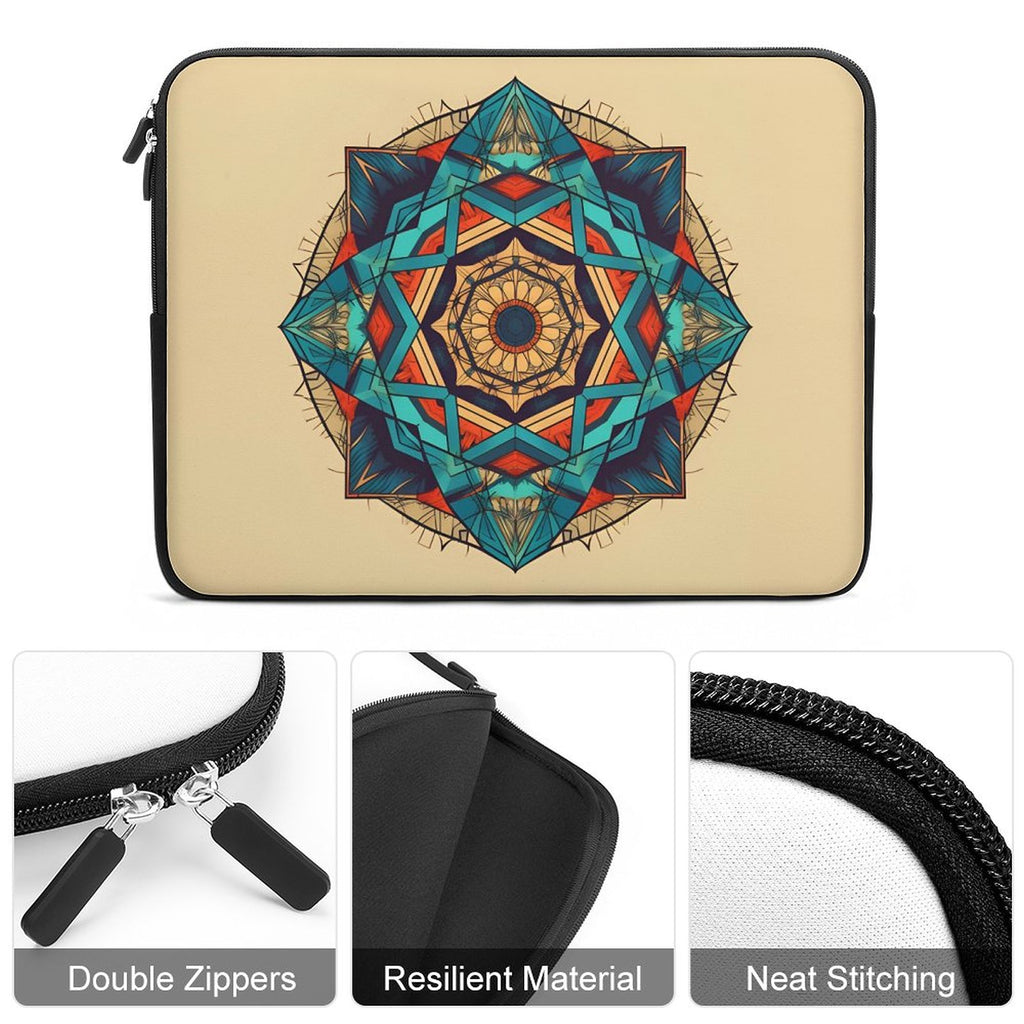 Funda geométrica para portátil