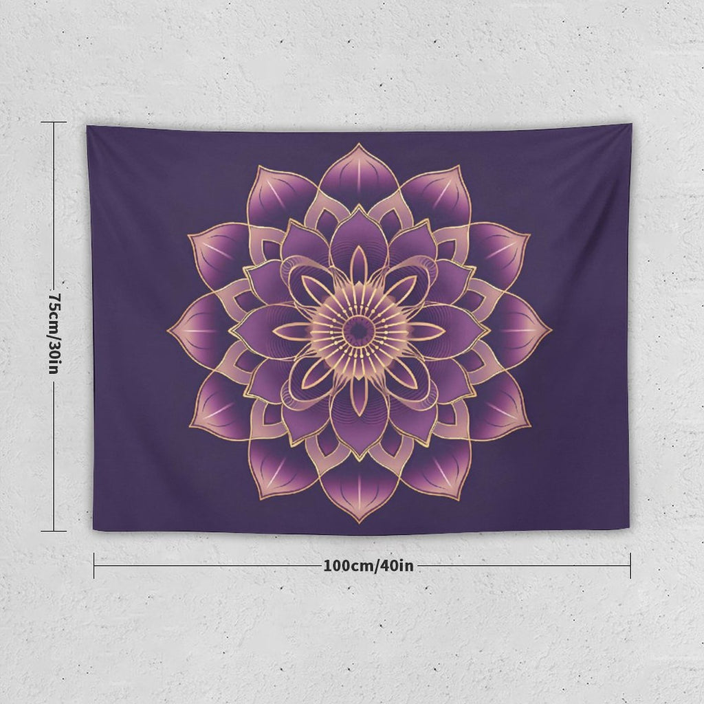 Tapiz de pared de loto