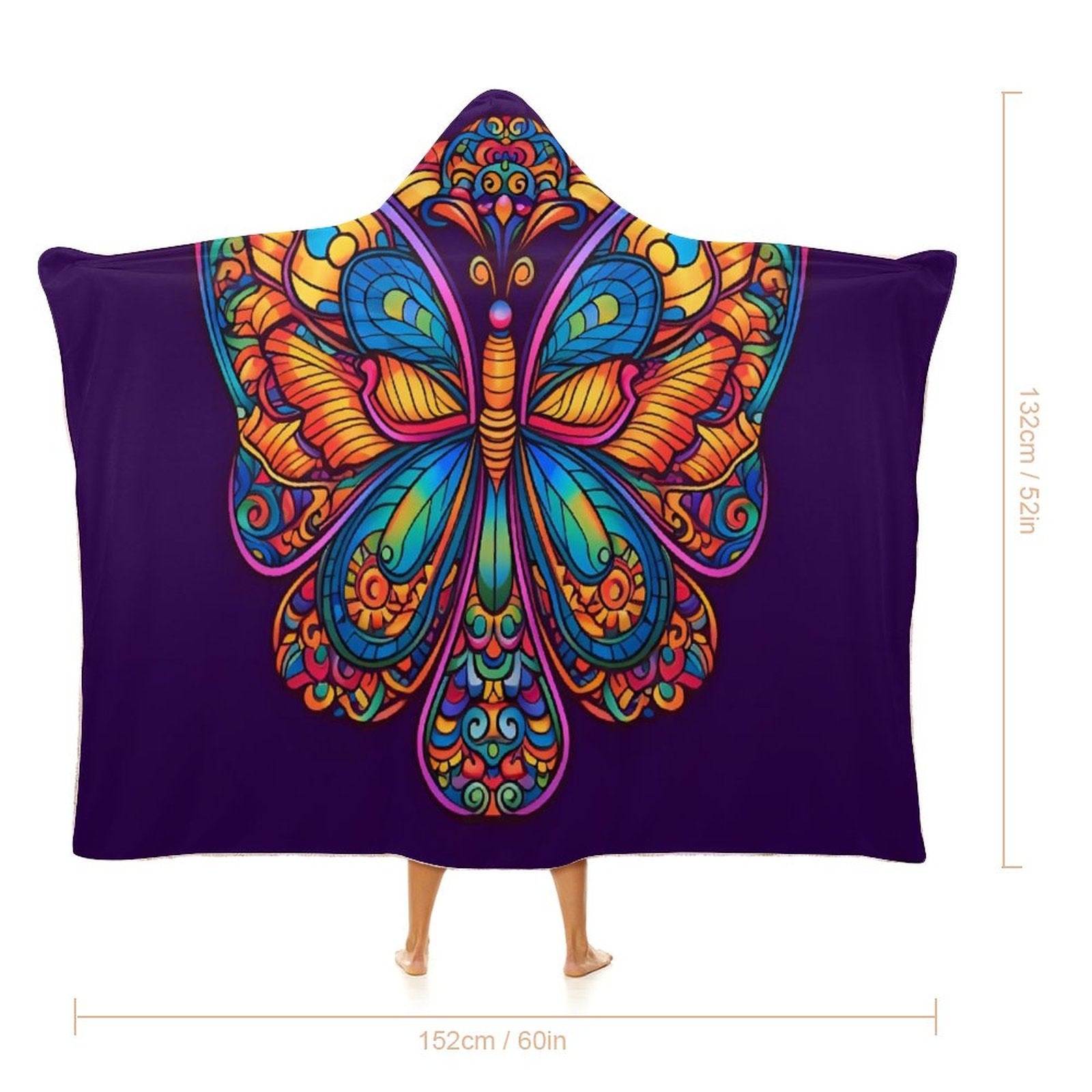 Butterfly Hooded Blanket