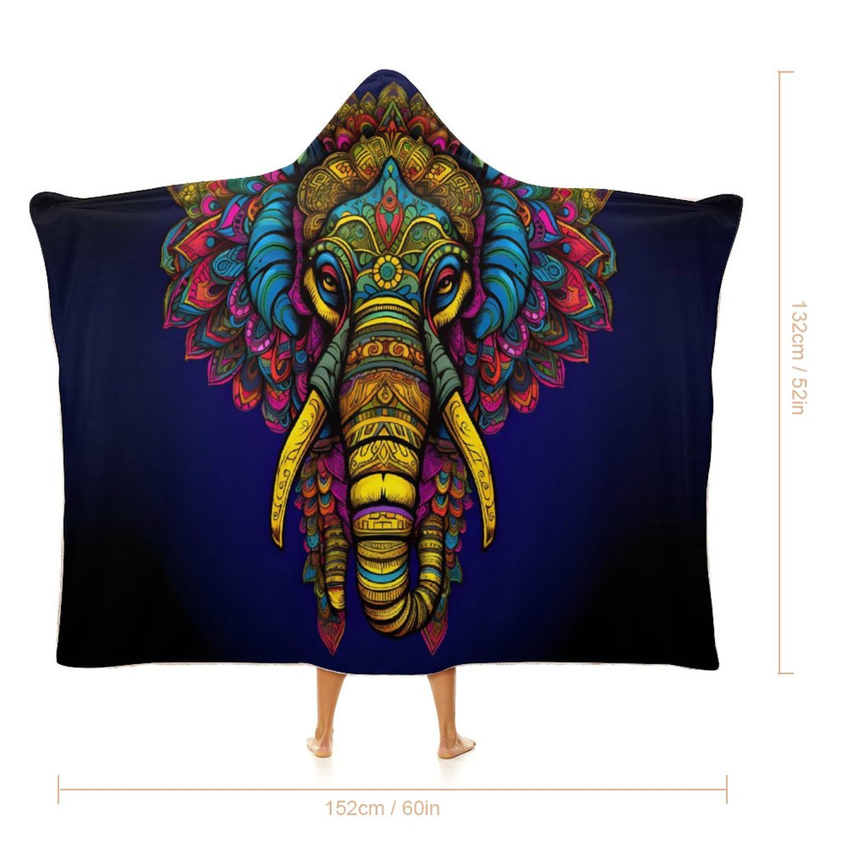 Elephant Hooded Blanket