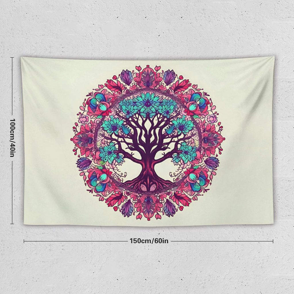 Tapiz de pared de árbol