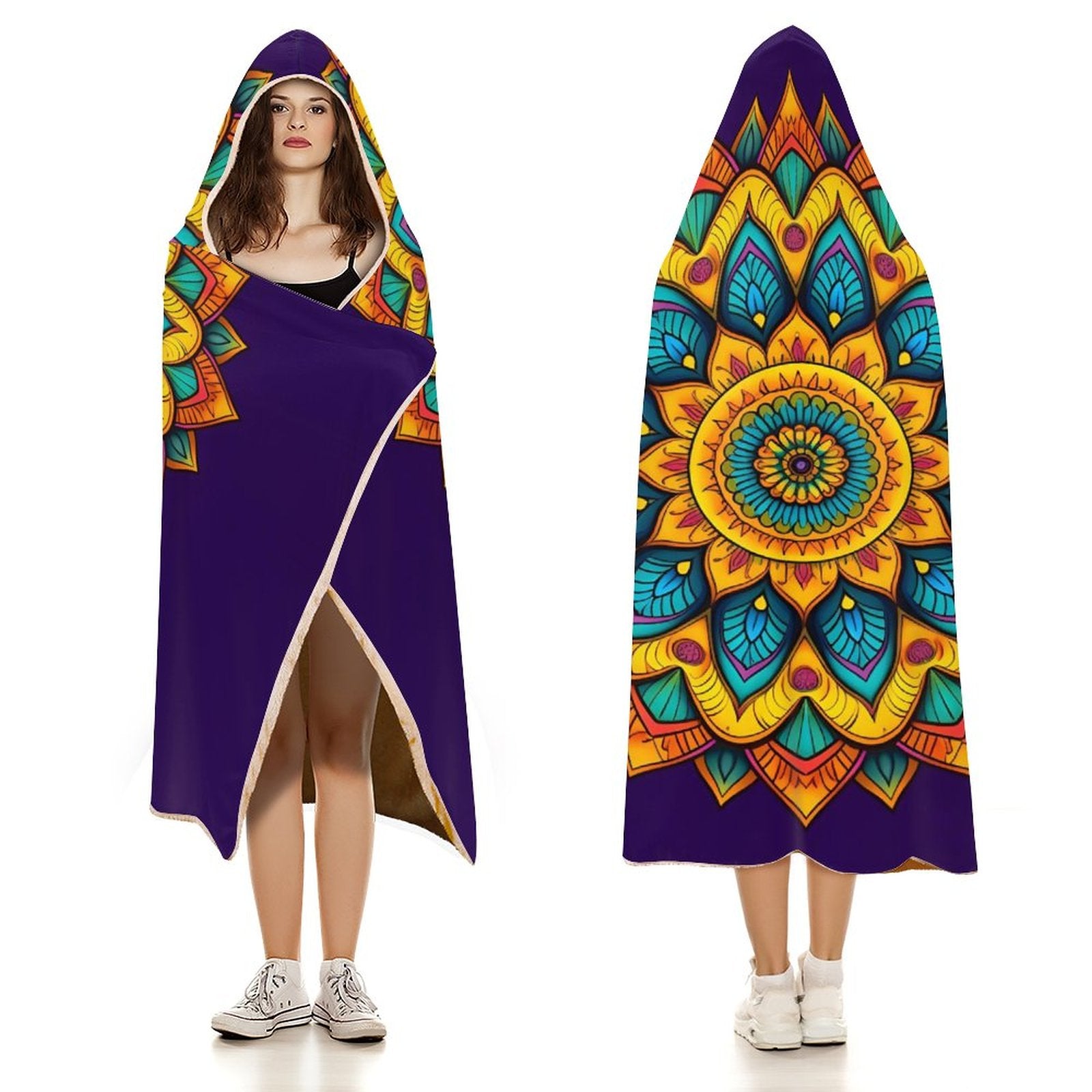 Sunflower Hooded Blanket