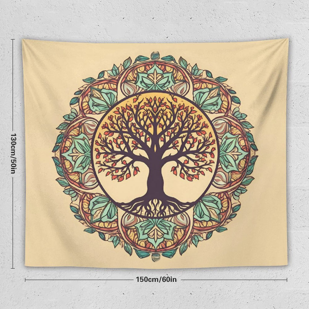 Tapiz de pared de árbol