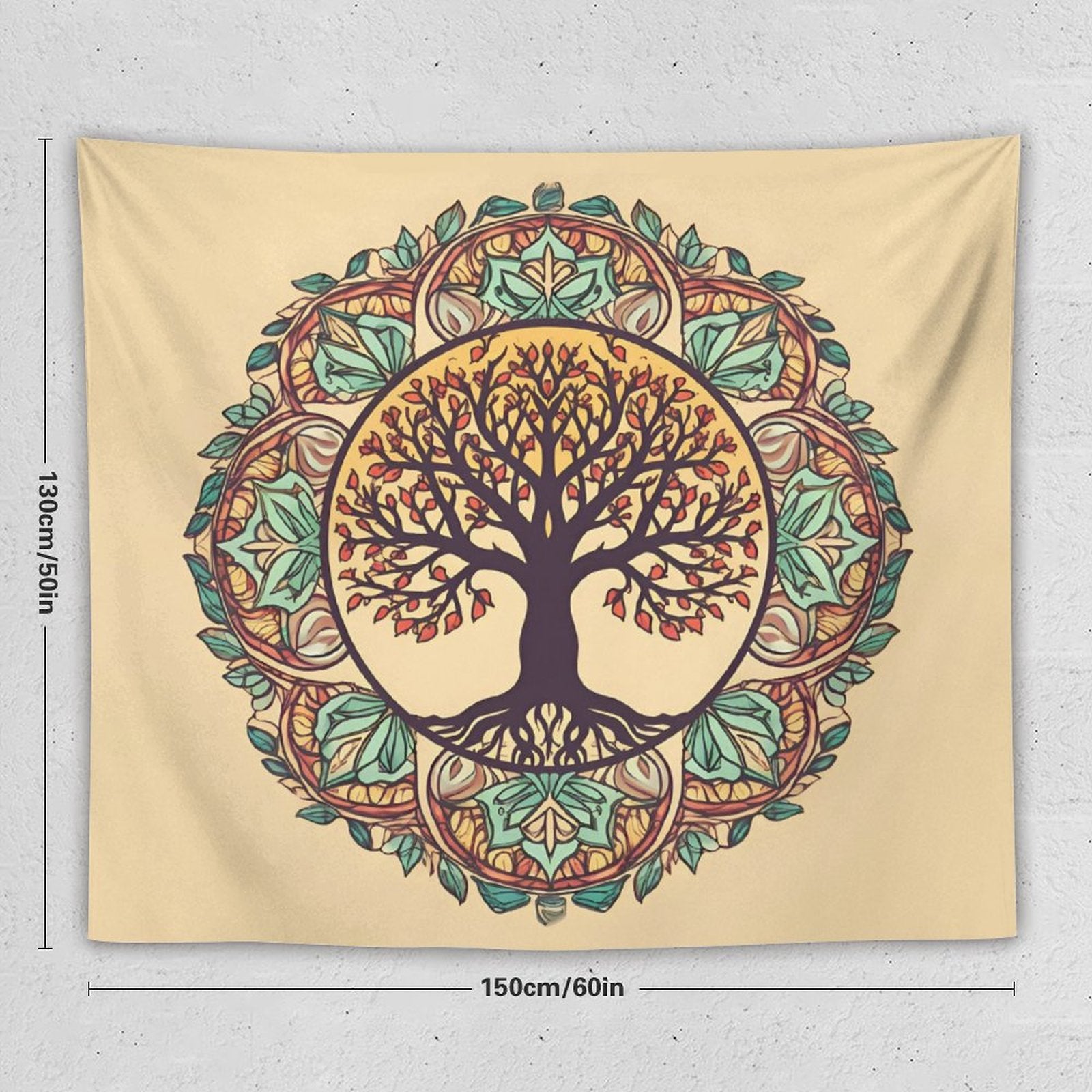 Tapiz de pared de árbol