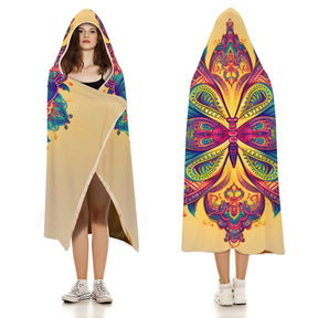 Butterfly Hooded Blanket