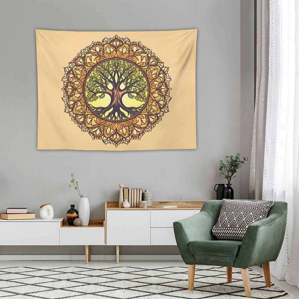 Tapiz de pared de árbol