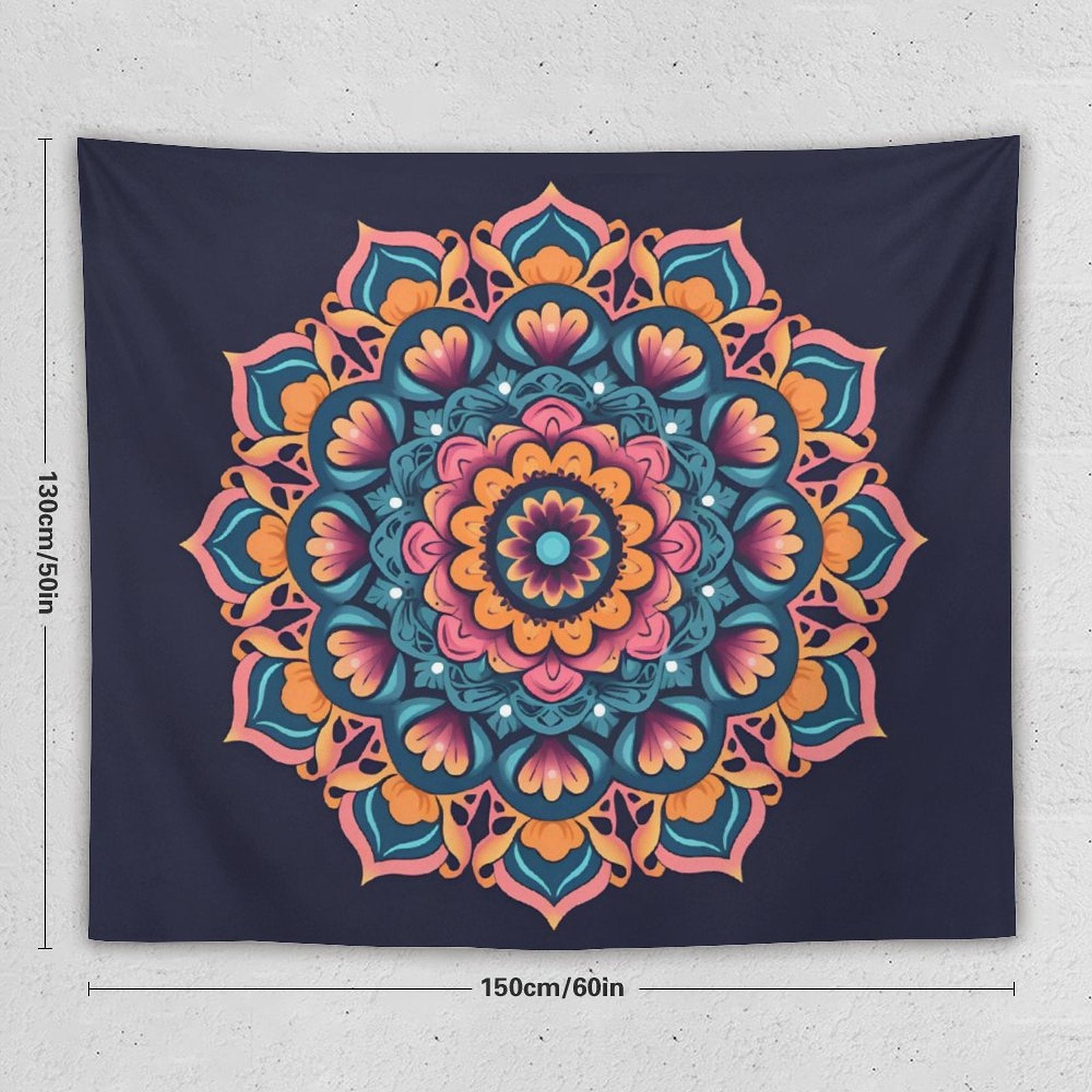 Tapiz de pared de flores