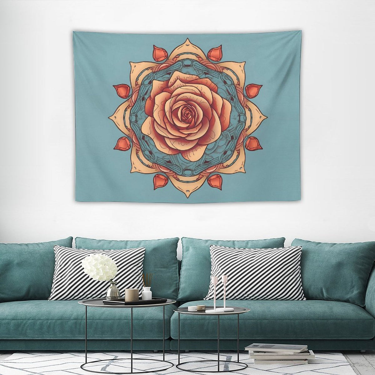 Rose Wall Tapestry