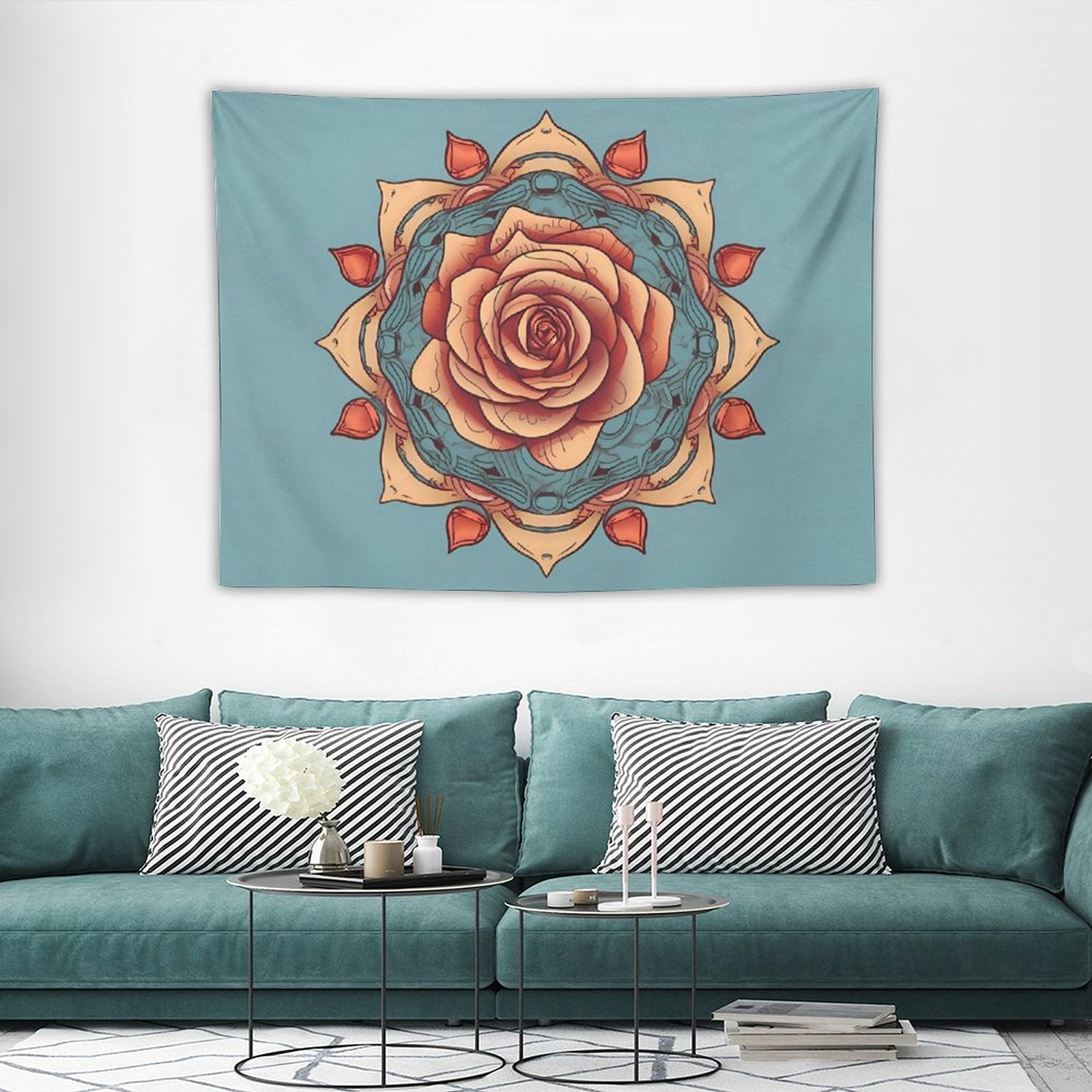 Rose Wall Tapestry